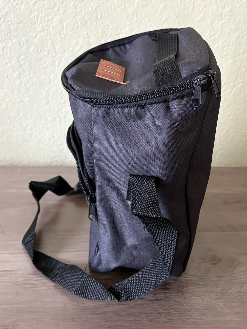 NWOT Insulated Lunch Box Cooler Bag Black Travel Work School Picnic Tote